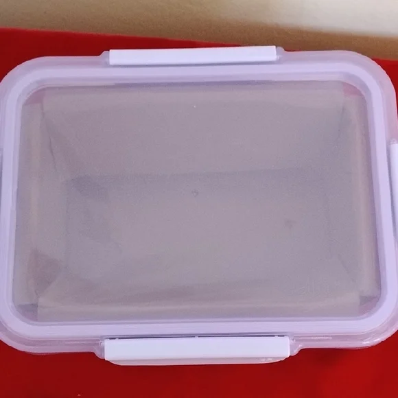 D- NWT Ello Glass Storage Container with Lavender Lid - Picture 9 of 11